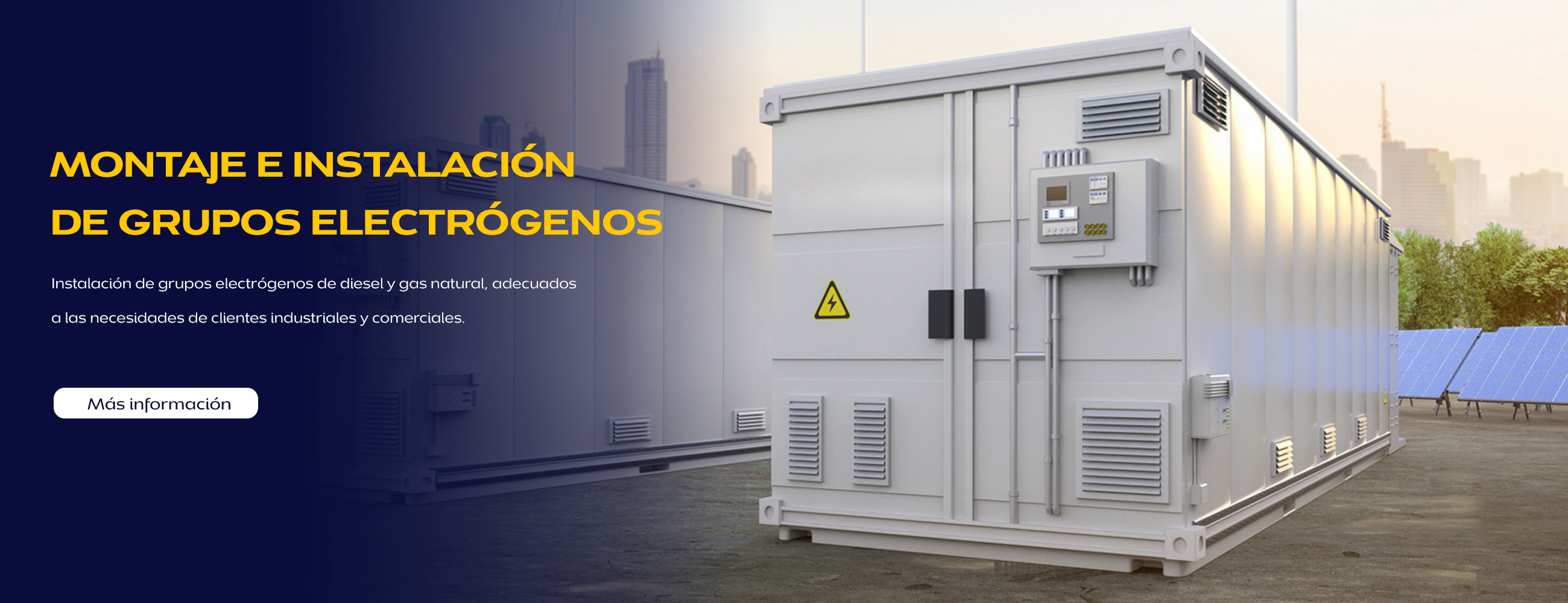 MONTAJE E INSTALACIÓN DE GRUPOS ELECTRÓGENOS